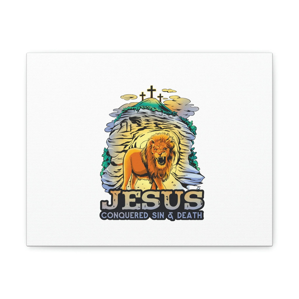 Scripture Walls Jesus Conquered Sin And Death 1 Corinthians 15:55-57 Christian